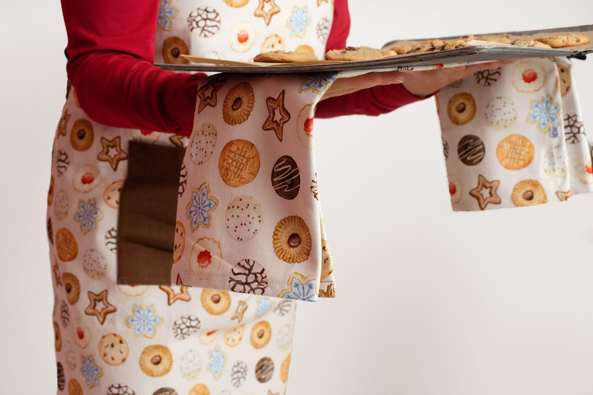 Christmas | Cookie Swap | Adult Cotton Apron