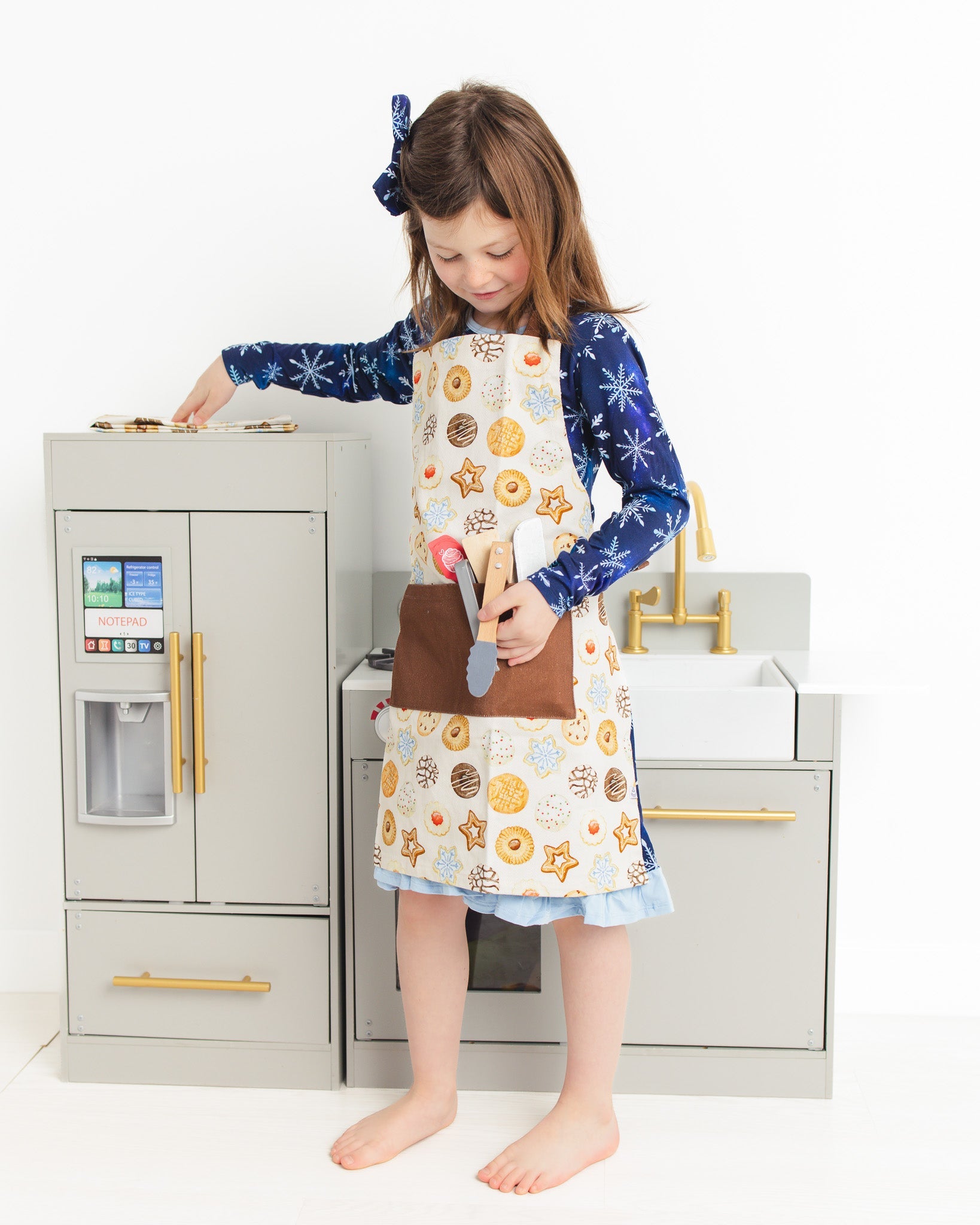 Christmas | Cookie Swap | Kids Cotton Apron