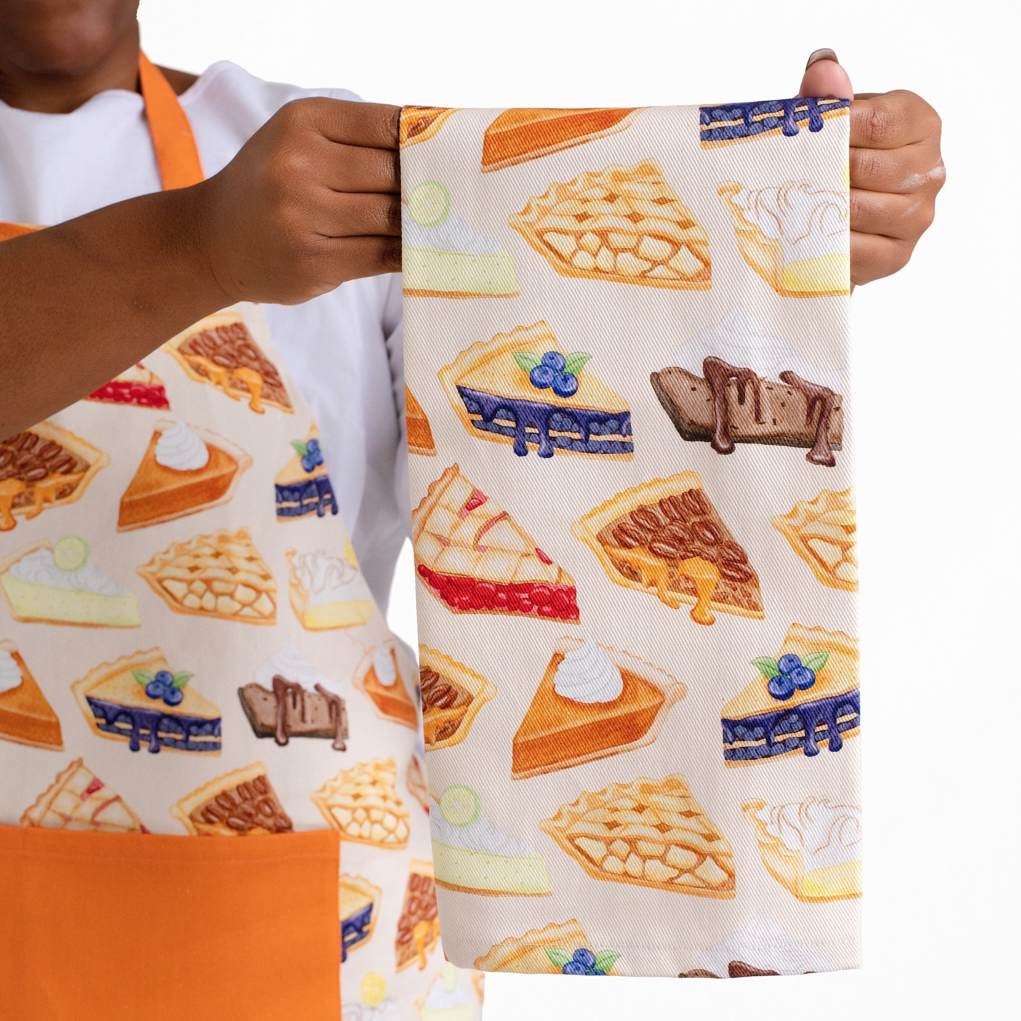 Christmas | Slice Of Pie | Cotton Kitchen Towel (2 Pack)