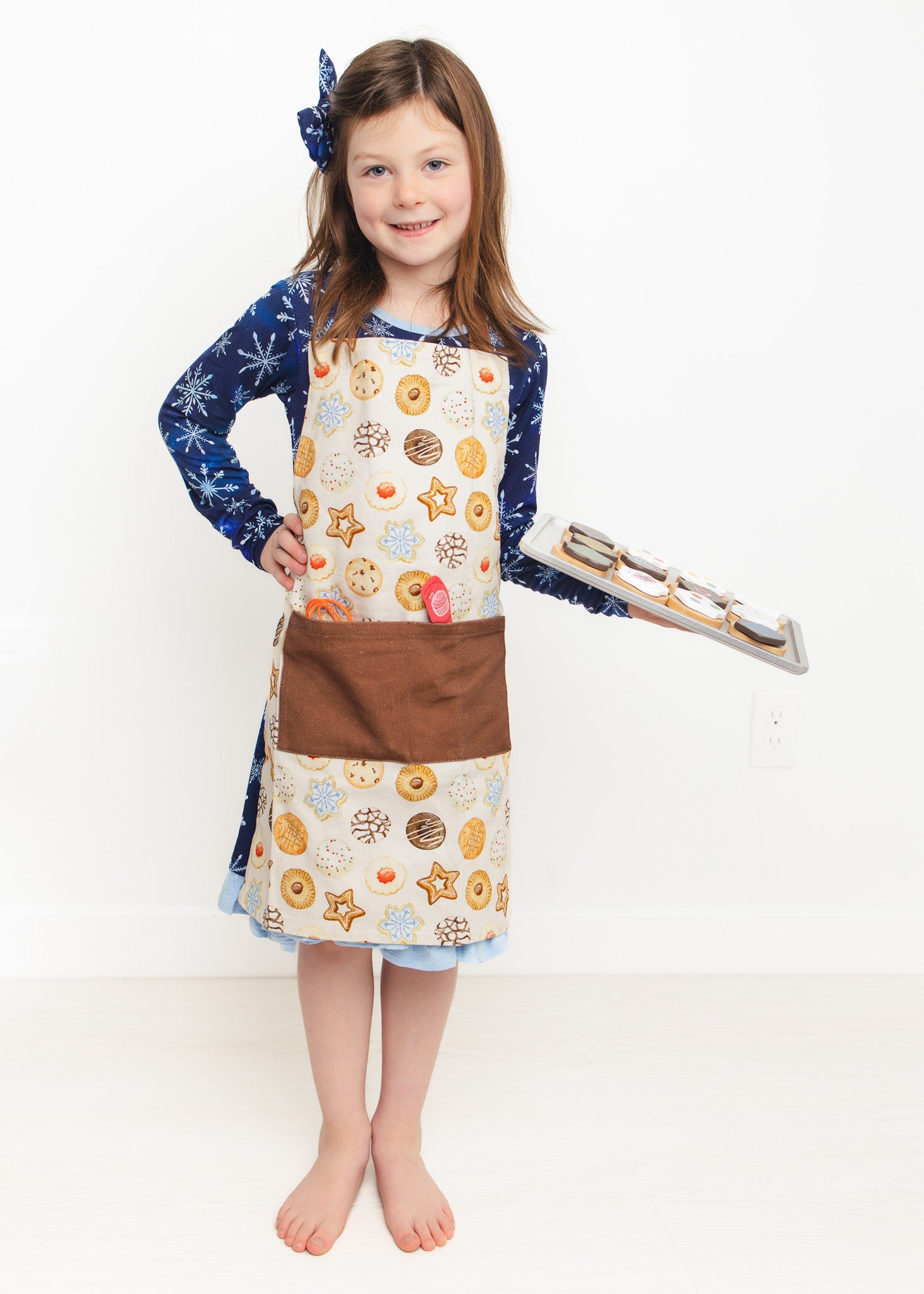 Christmas | Cookie Swap | Kids Cotton Apron