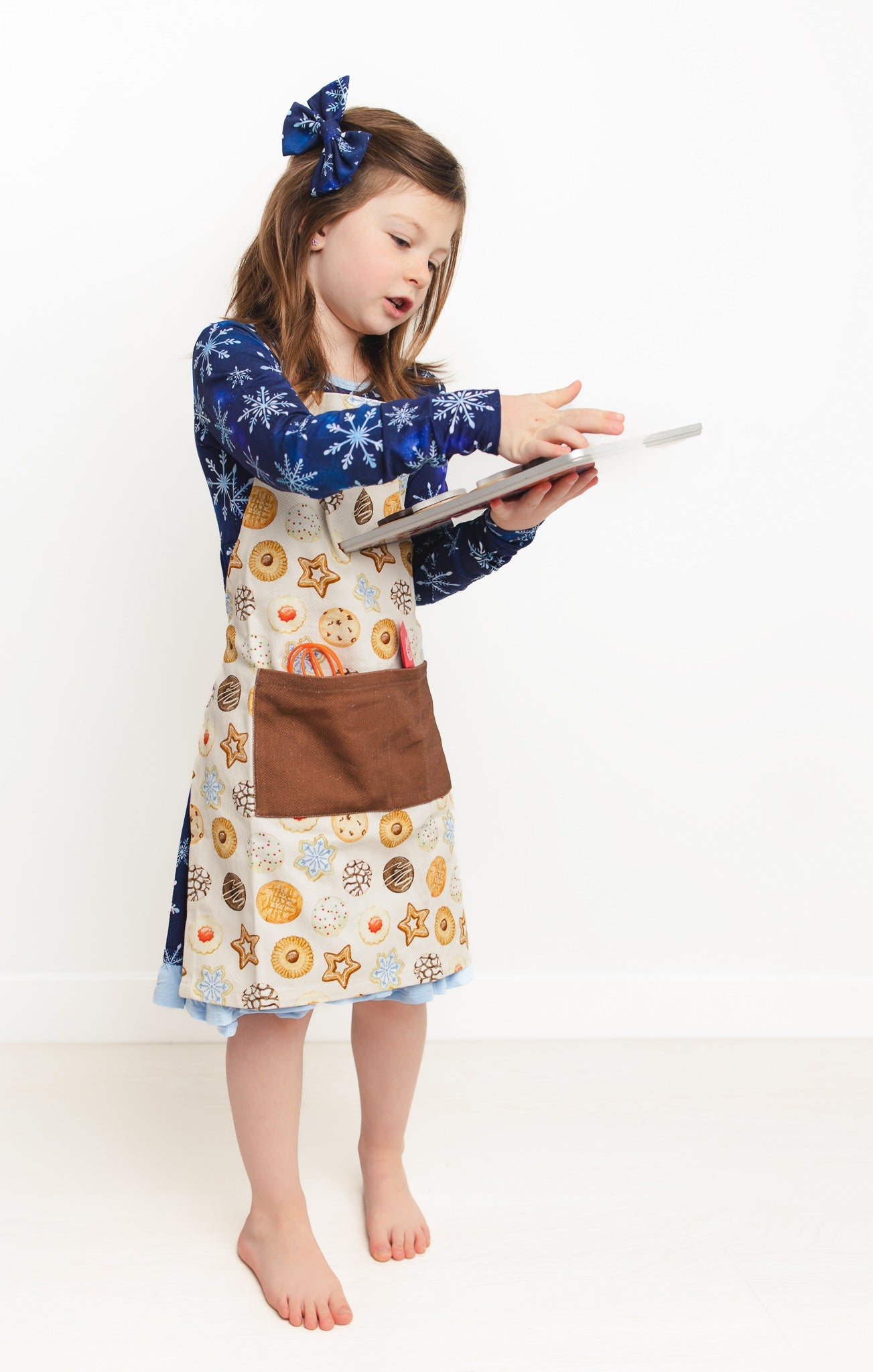 Christmas | Cookie Swap | Kids Cotton Apron