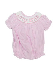 Little Sister - Pink Gingham Bubble