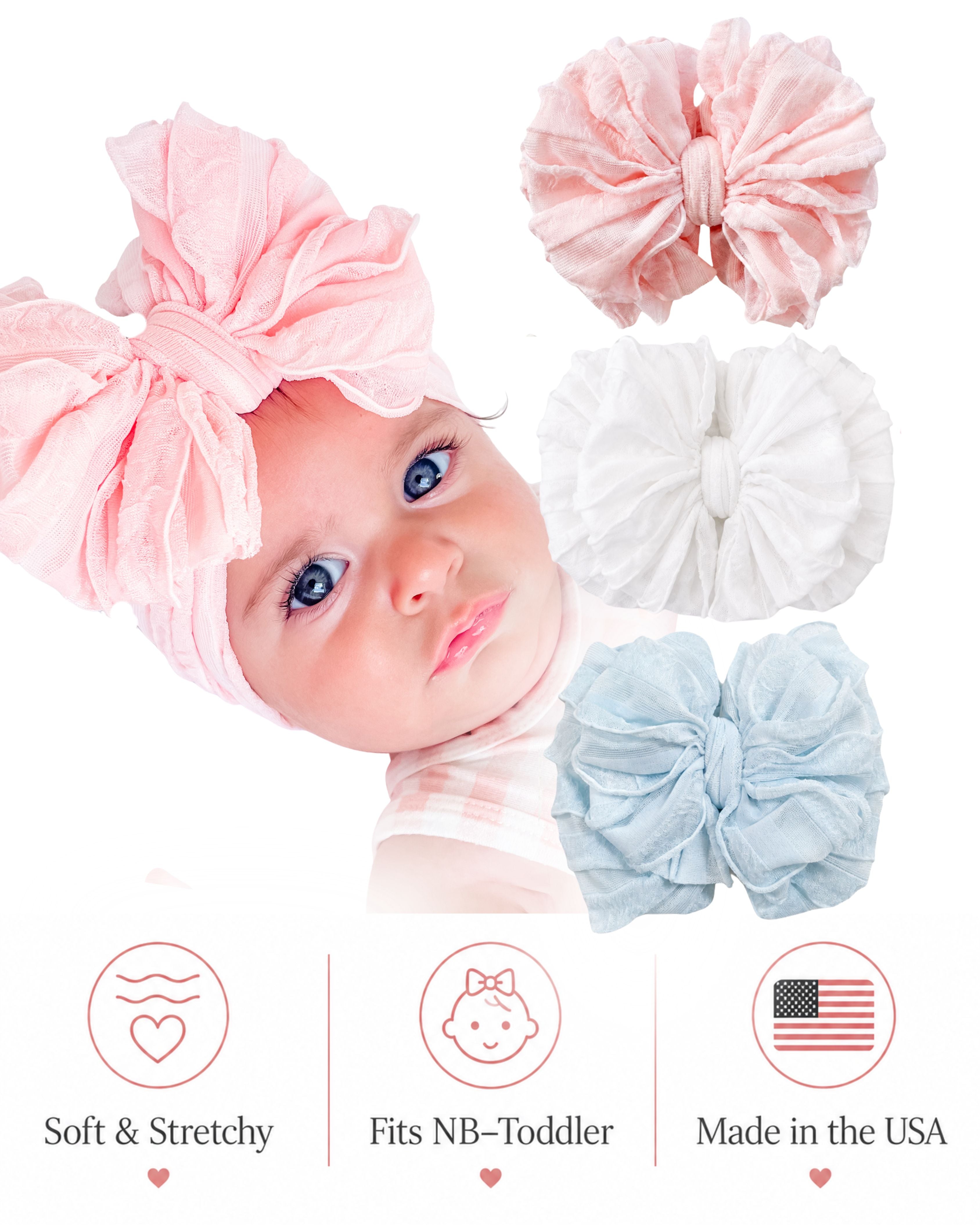 Little Ballerina Headband 3 Pack Set