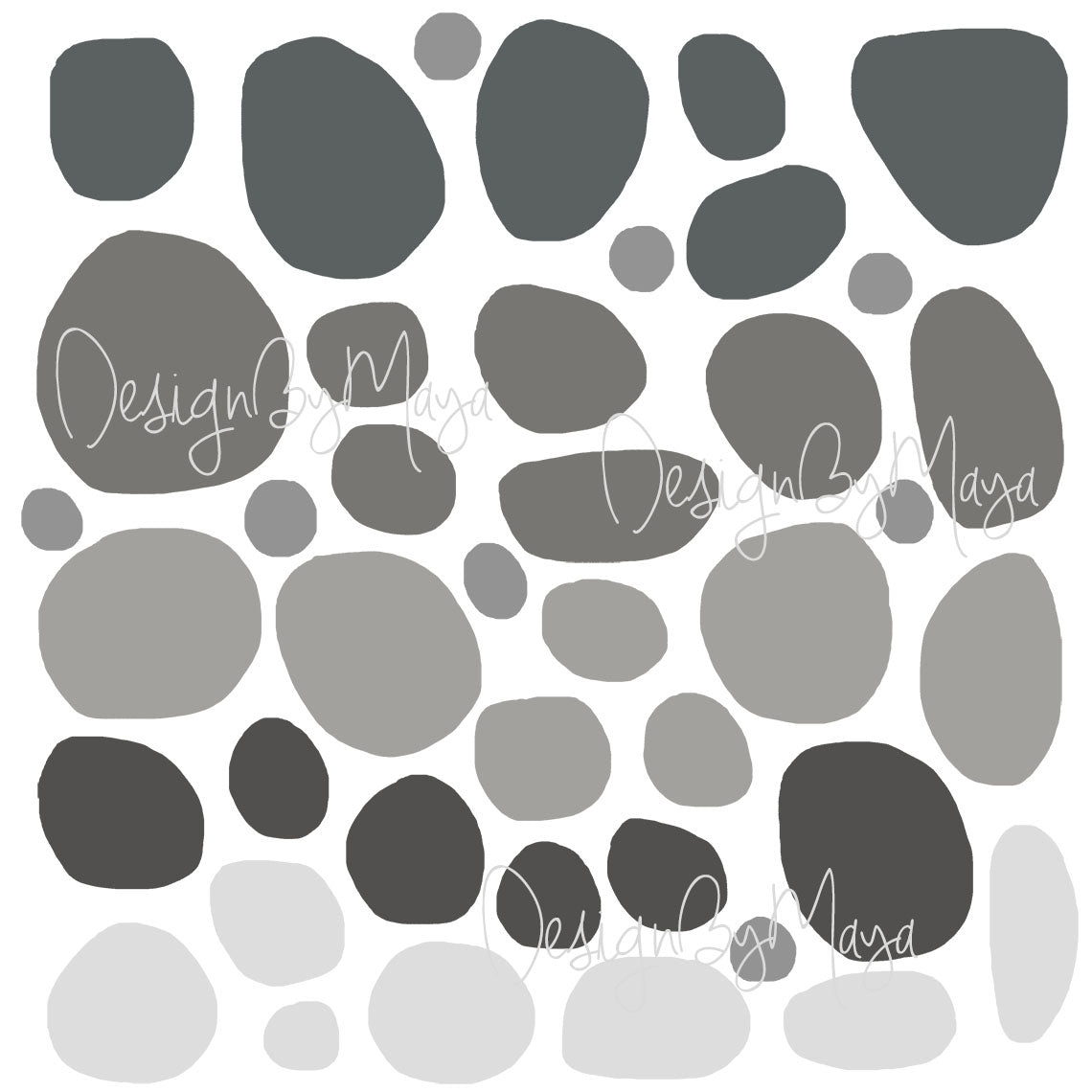 Watercolor Speckles & Dots - Fabric Nursery Wall Art Decals