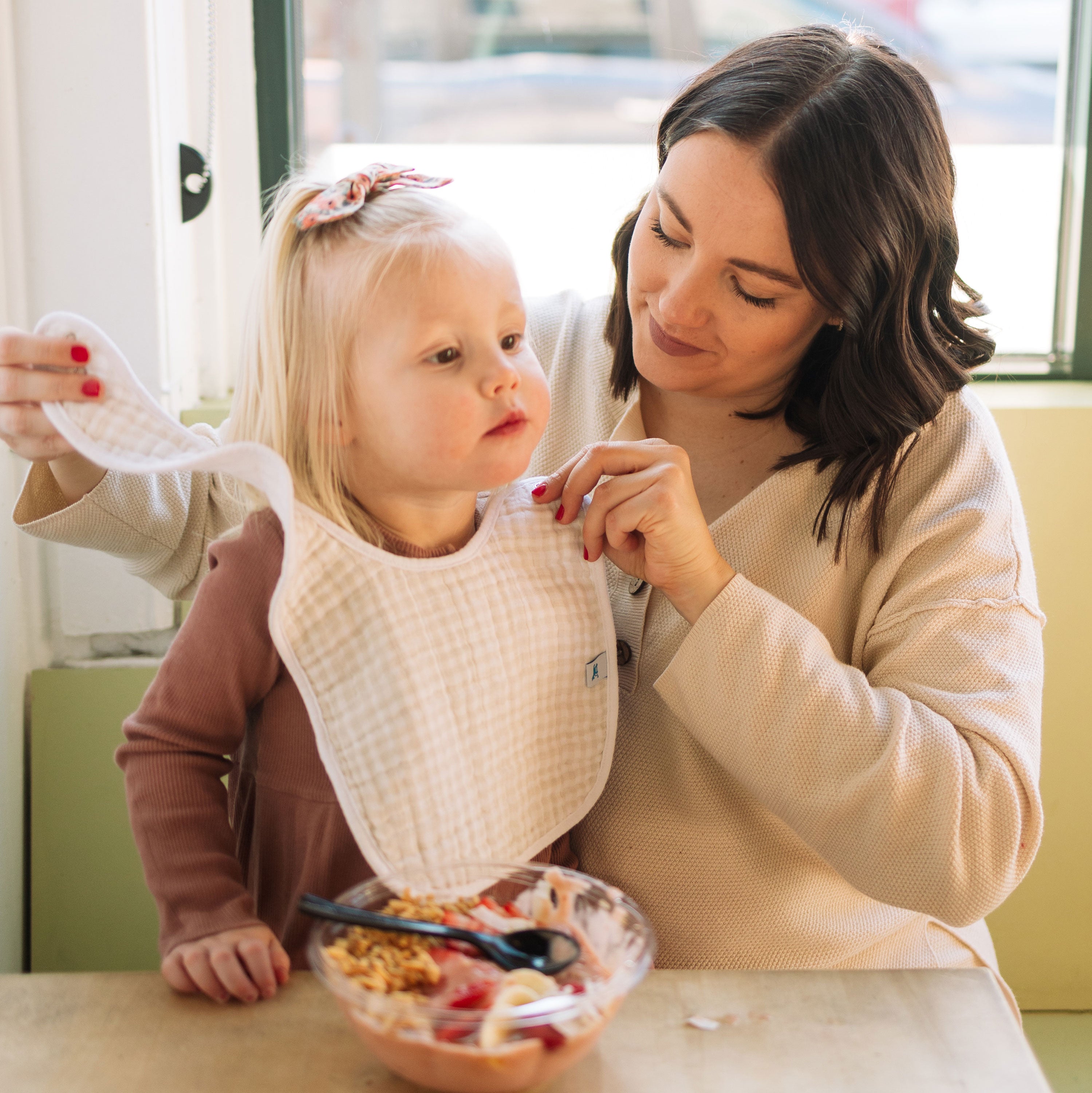 Cotton Muslin Classic Bib 3 Pack - Farmyard