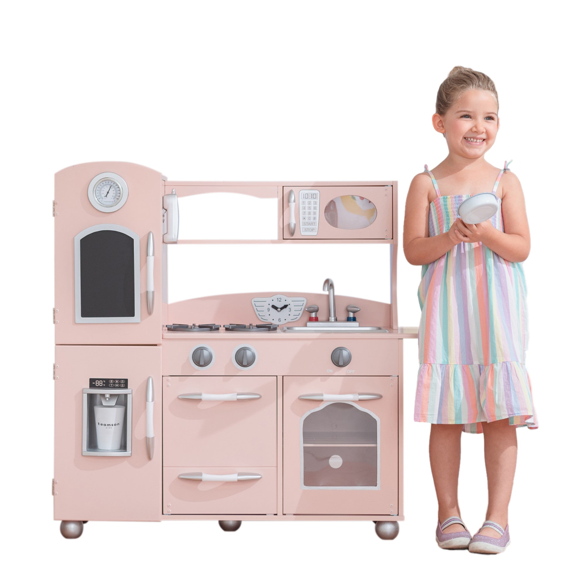 Little Chef Westchester Retro Play Kitchen, Pink