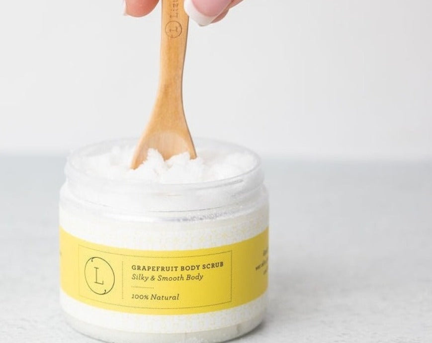 Reviving Set With Grapefruit Shea Butter And Body Scrub