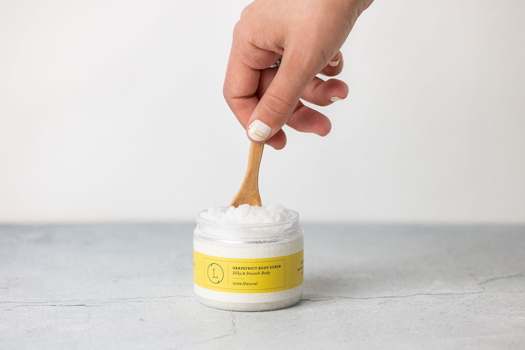 Cbd Grapefruit Body Salt Scrub With Cbd - Moisturizing And Fresh (thc Free)