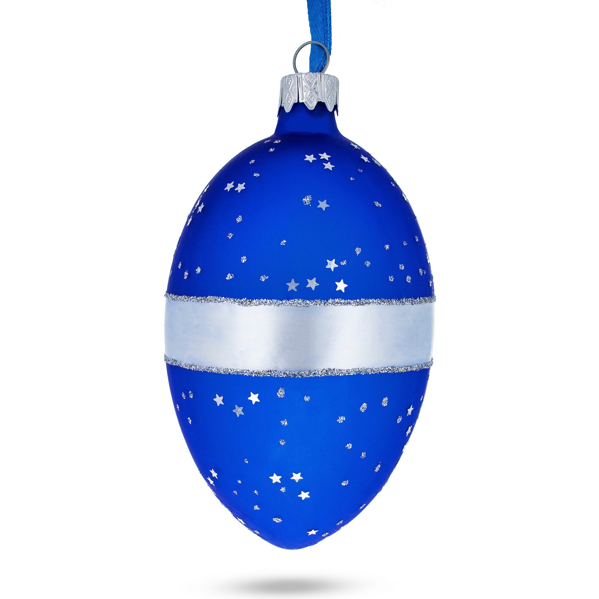 1917 Constellation Royal Glass Egg Ornament 4 Inches