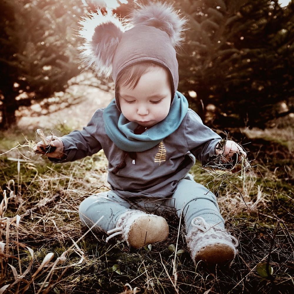 Brimless Bonnet In Loden (add Ears Or Poms)
