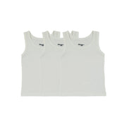 Logo Band White, Boy  (3 Tanks)
