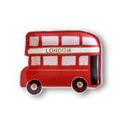 London Bus Small Shaped Plate, 8 Inch, Pack Of 8