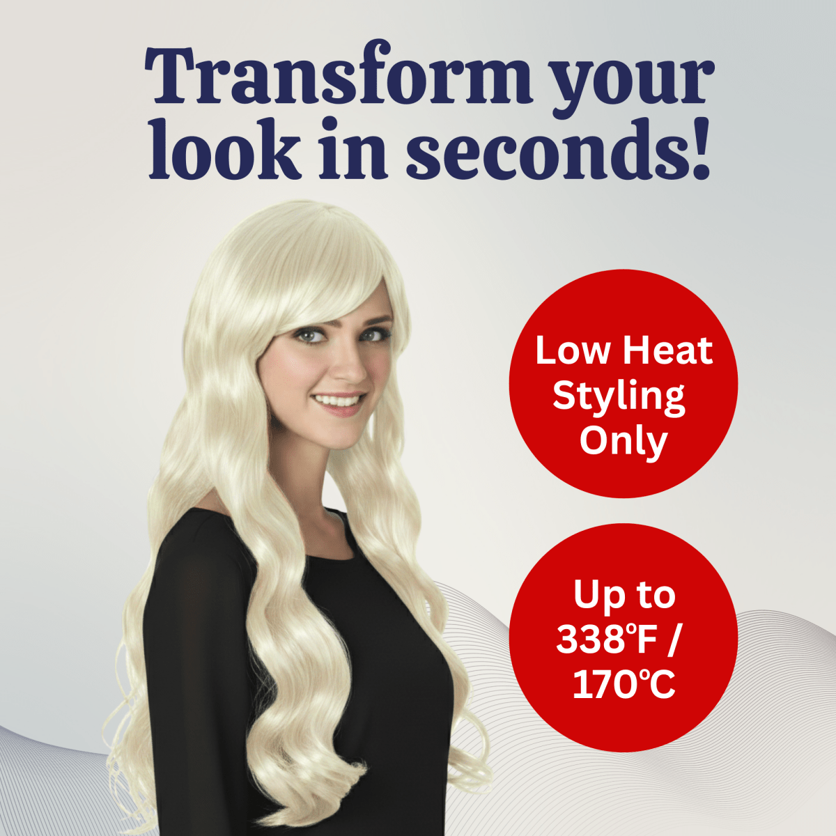 Long Wavy Wig With Bangs