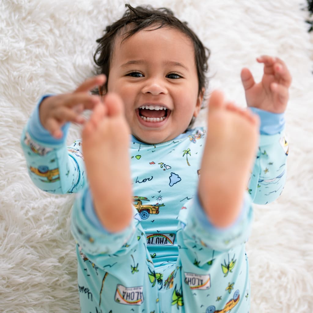 We Go Holoholo Long Bamboo Pajamas