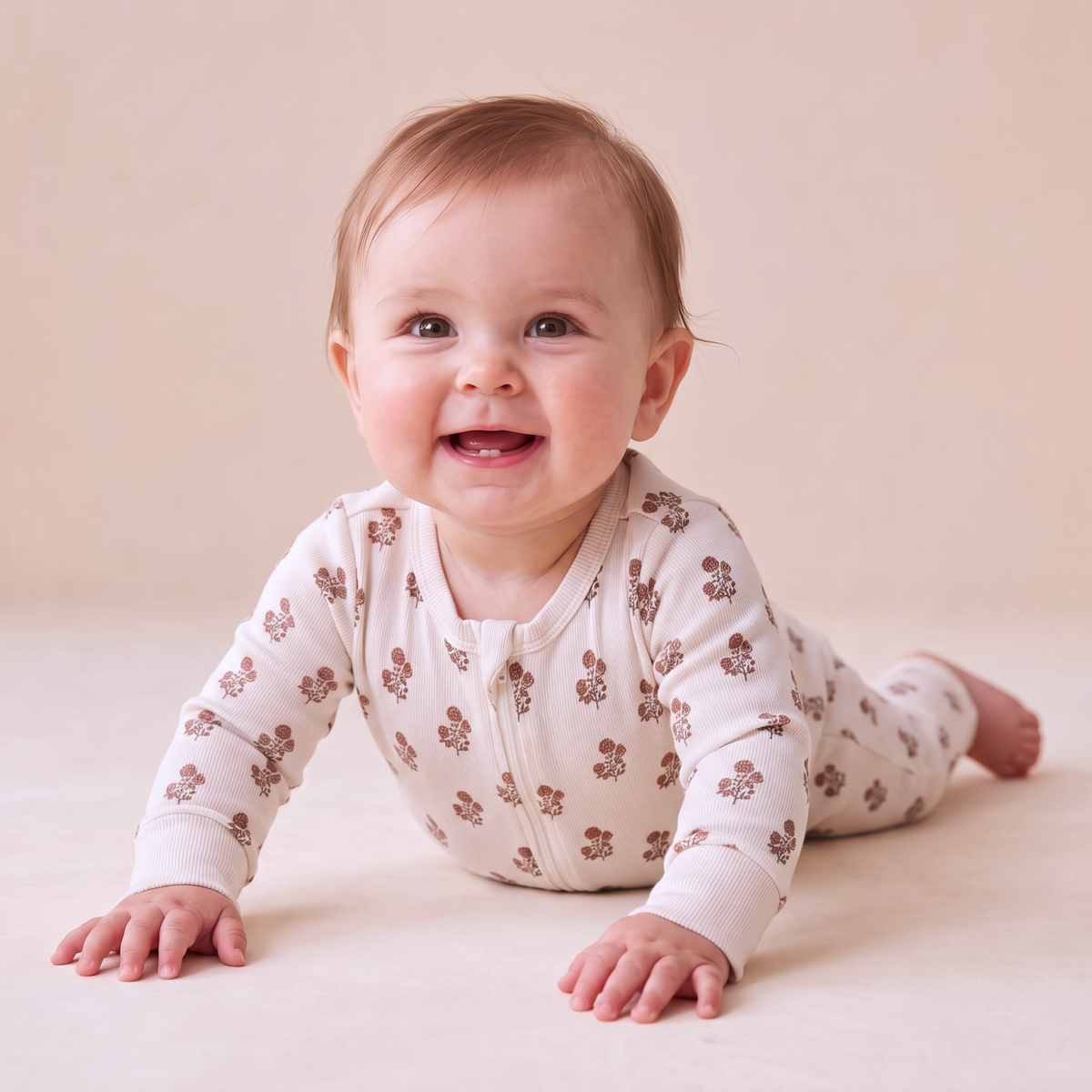 Organic 2-way Zip Romper - Loom