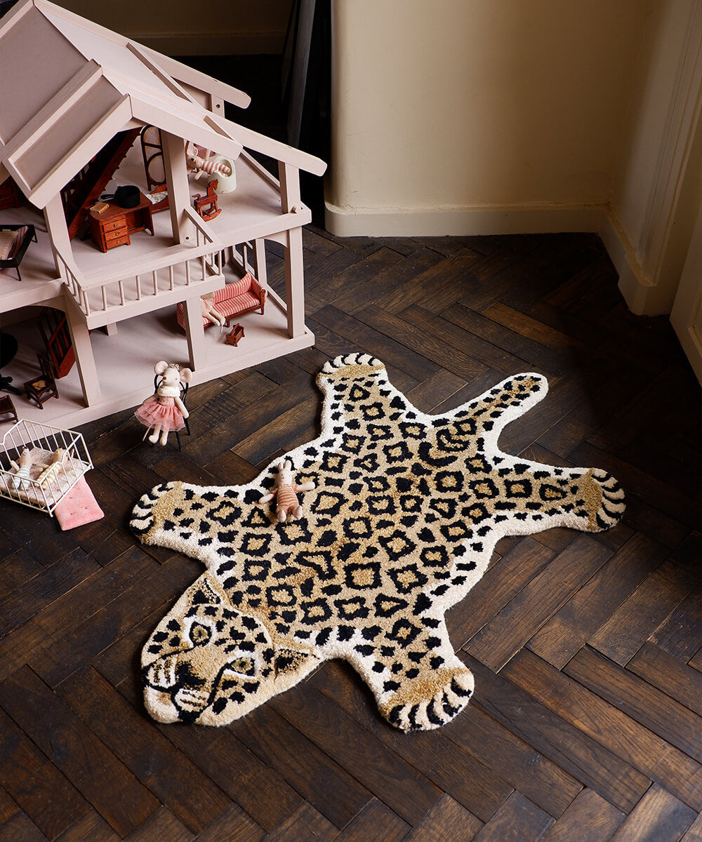 Loony Leopard Rug Small