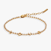 “love” Crystal Tennis Bracelet