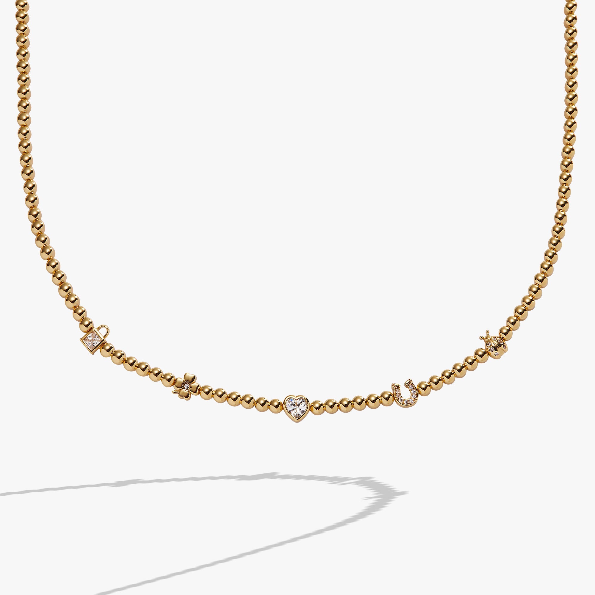 Love And Luck Tennis Necklace