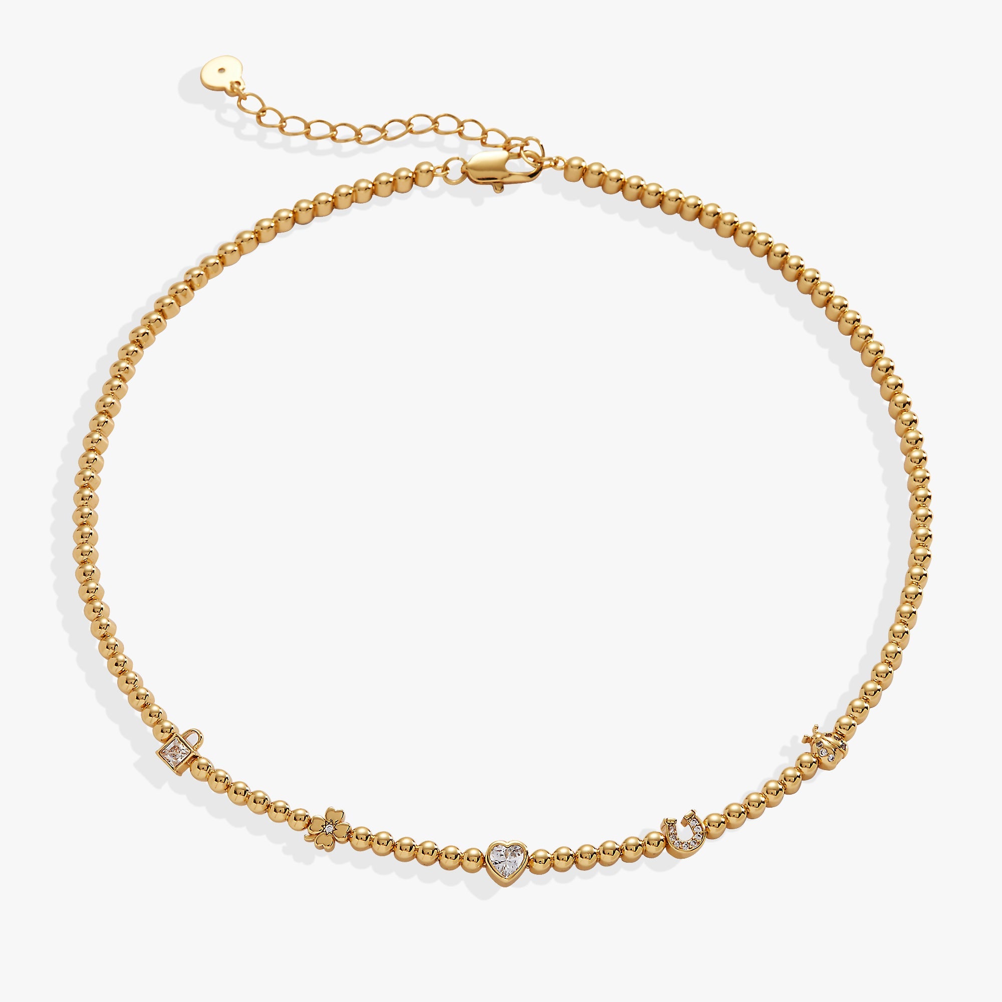 Love And Luck Tennis Necklace