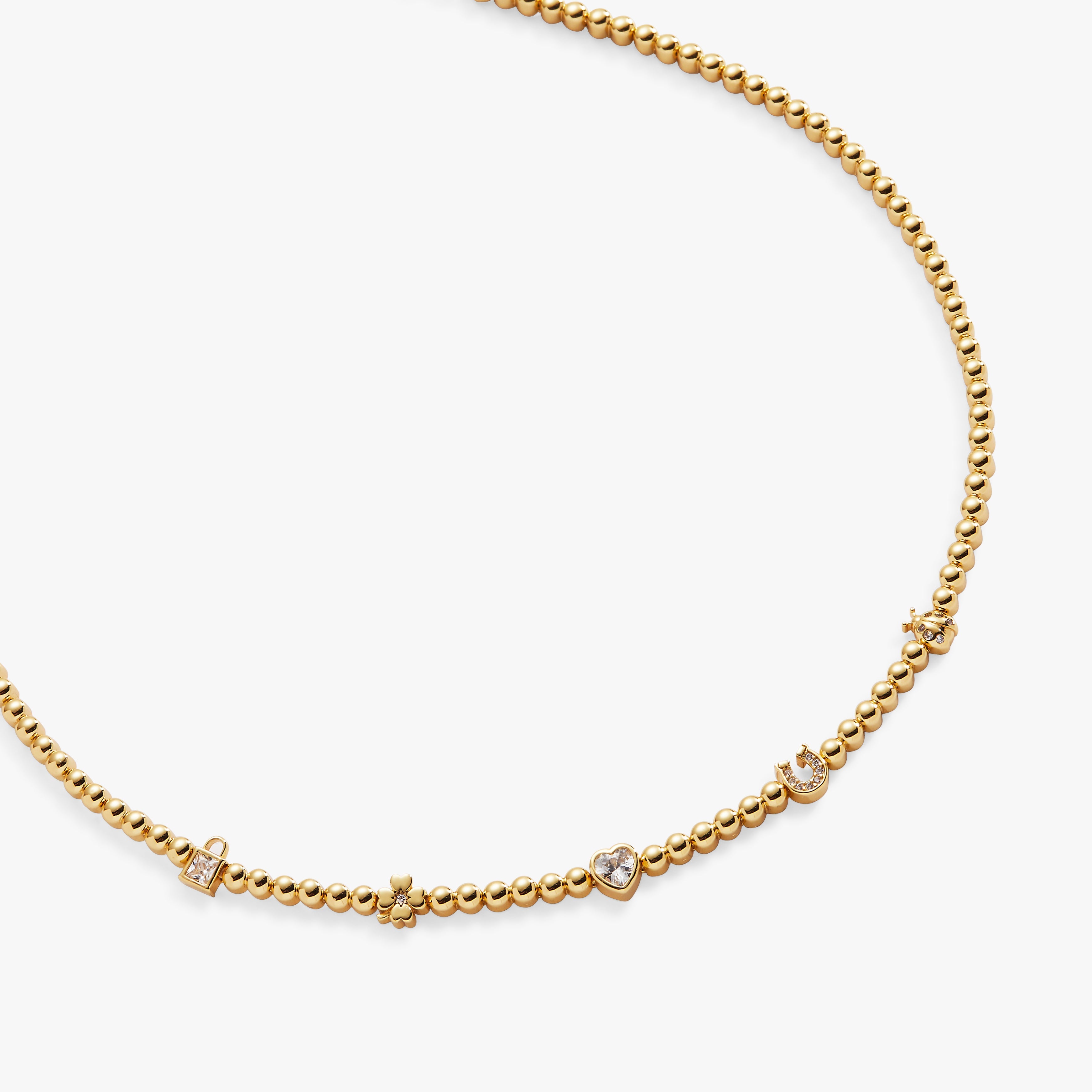 Love And Luck Tennis Necklace