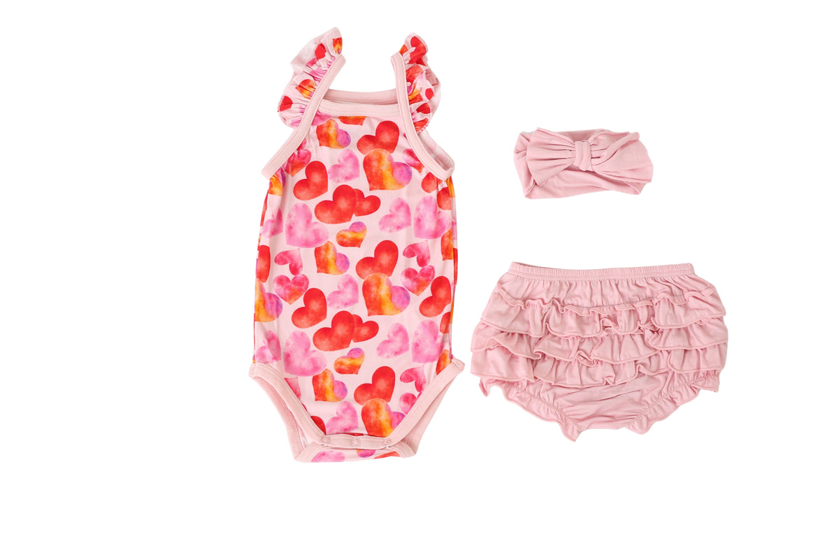 Love Hearts Bloomer Set