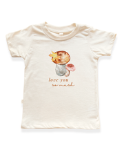 Love You So Mush Organic Kids T-shirt