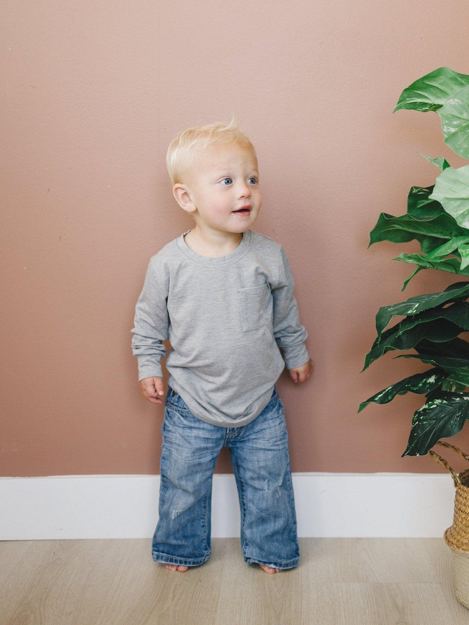 Ls Bamboo Pocket Tee - More Colors