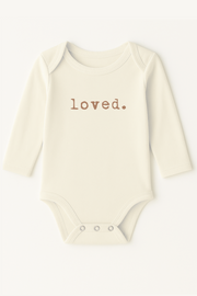 Loved Clay Organic Cotton Baby Bodysuit Long Sleeve