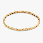 Lucky Clover Charm Tennis Bracelet