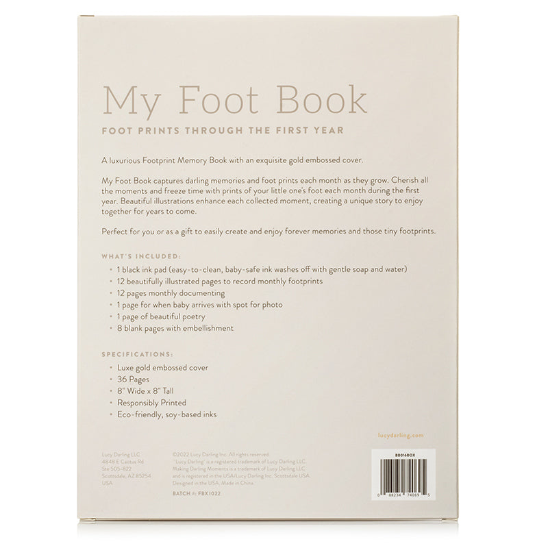 My Foot Book: Footprints Through The First Year