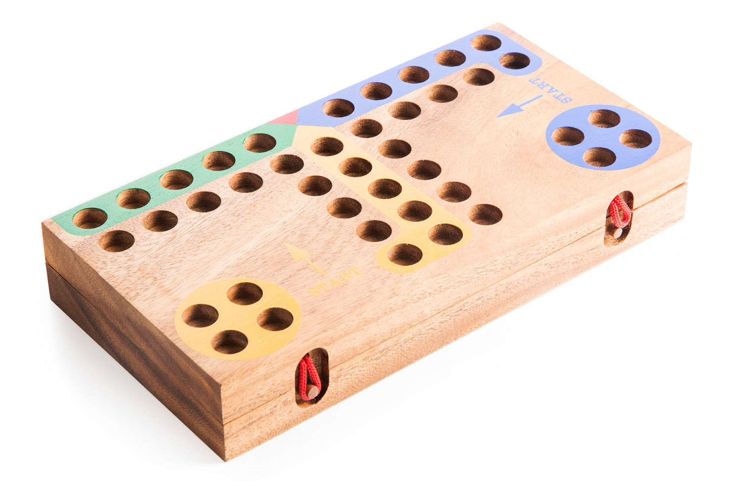 Wooden Ludo Board Game - Family Game Night