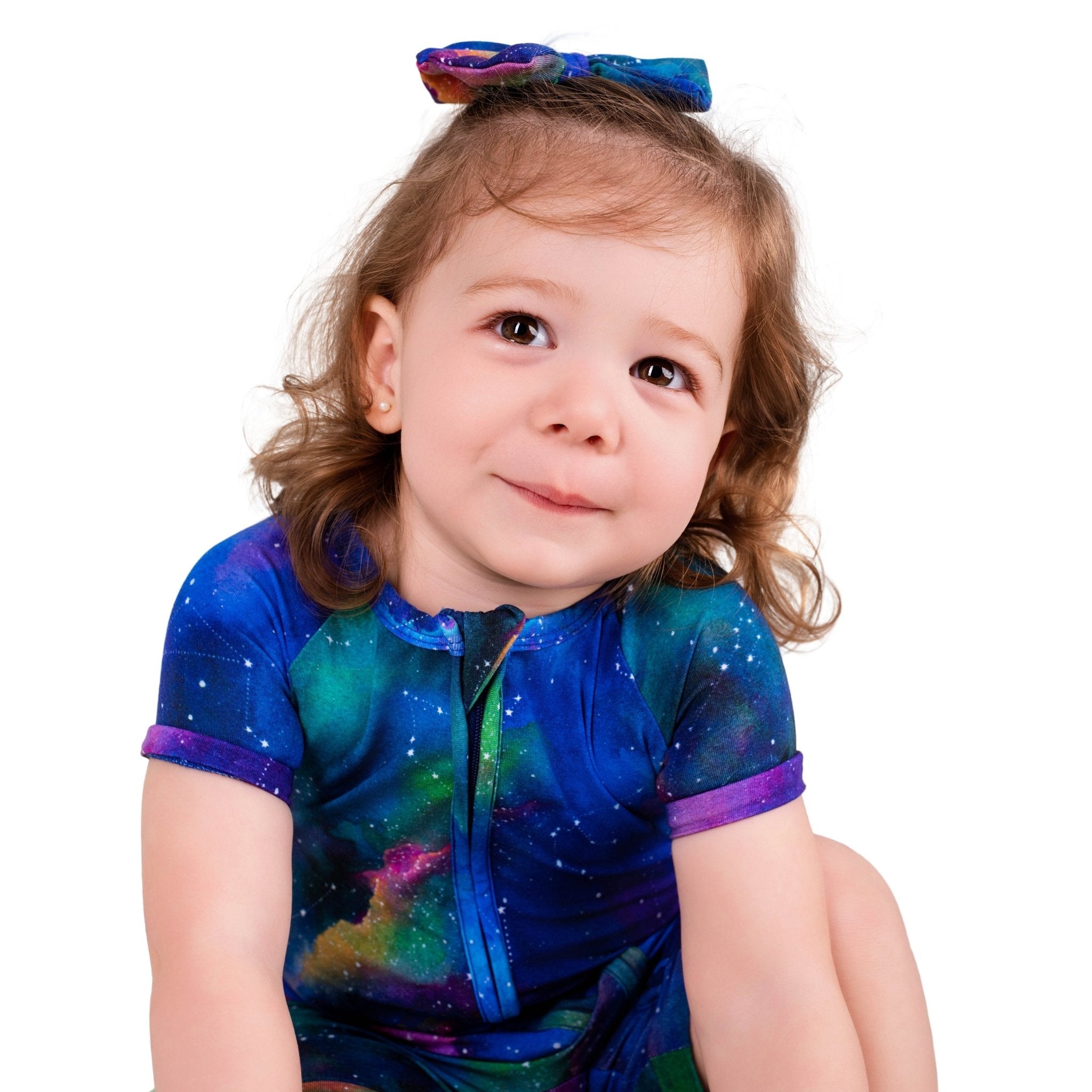 Luminara Galaxy Short Sleeve Romper