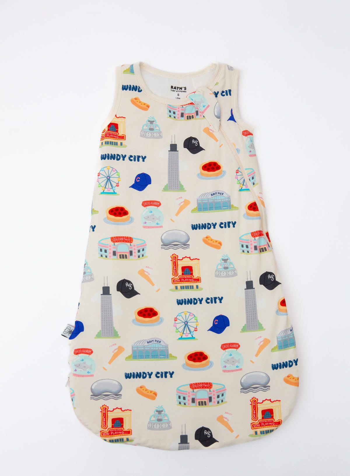 My First Windy City Bamboo Sleep Sack | Limited Edition Chicago Baby Sleep Bag