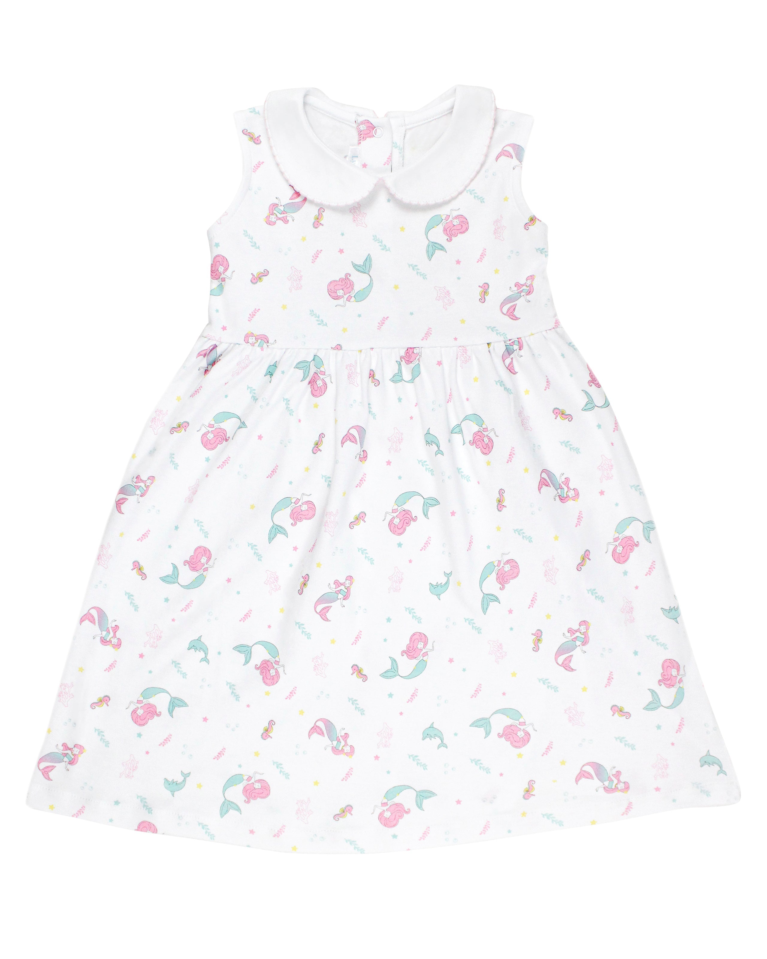 Little Mermaids Printed Dress | Girl