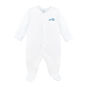 Mama And Baby Printed And Embroidery Footie | Baby Boy