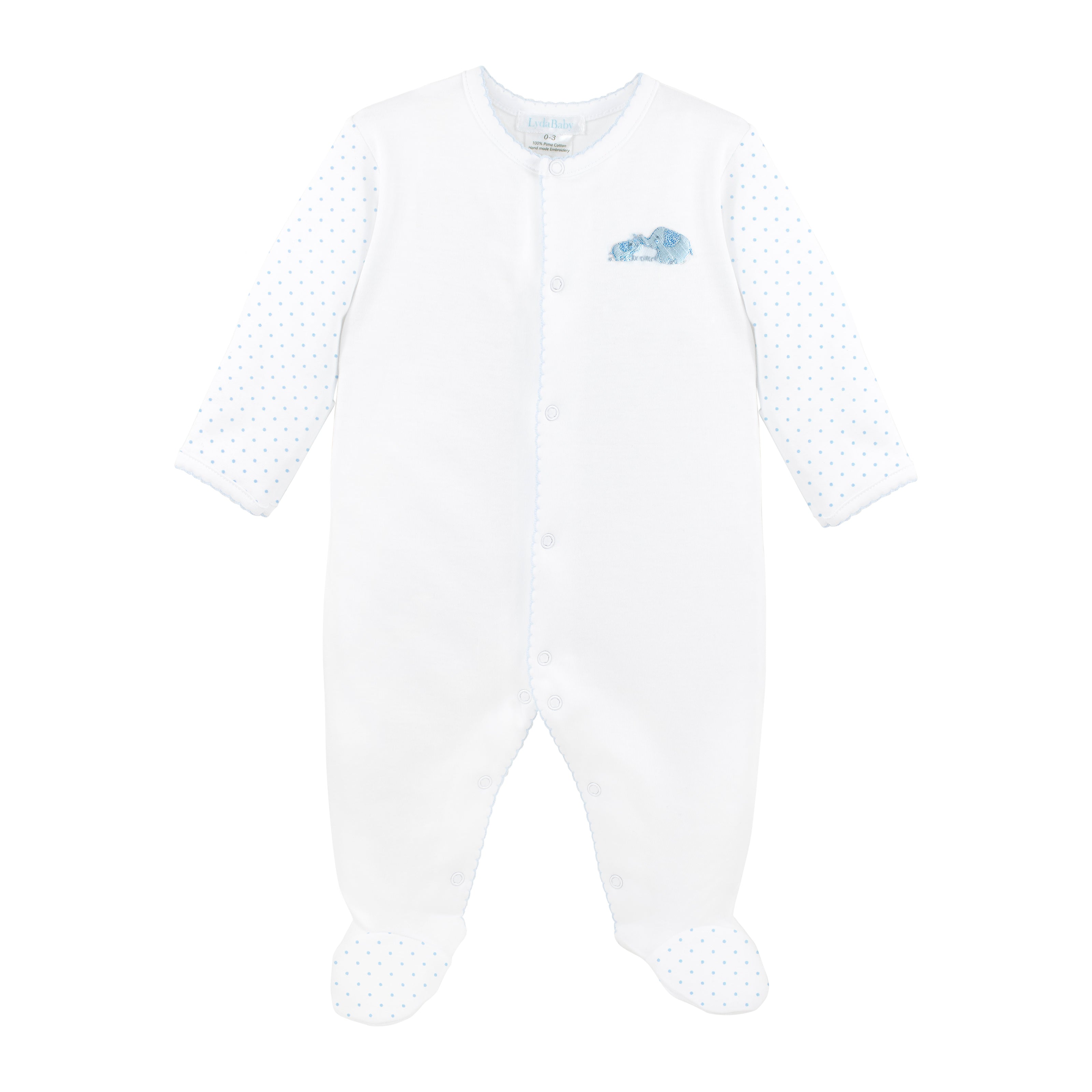 Mama And Baby Printed And Embroidery Footie | Baby Boy