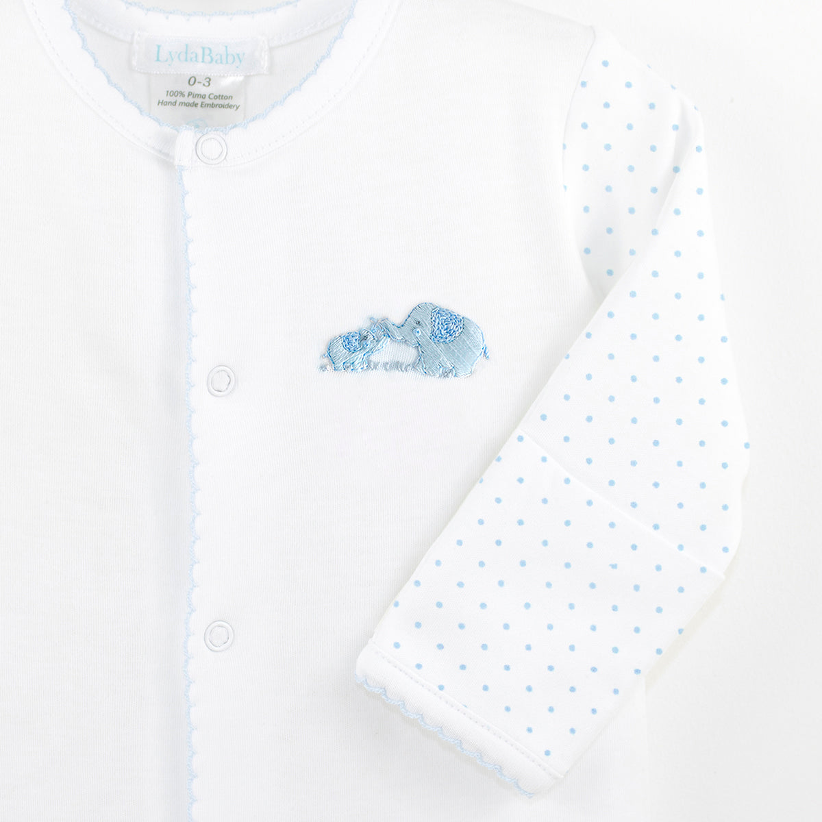 Mama And Baby Printed And Embroidery Footie | Baby Boy