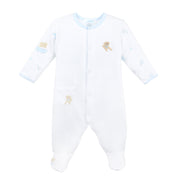 Pet Spa Printed And Embroidery Footie | Baby Boy