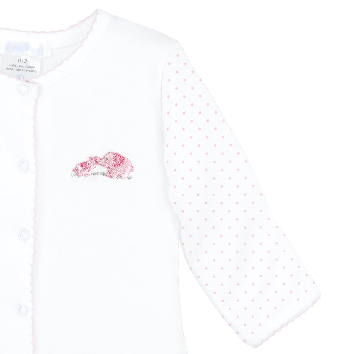 Mama And Baby Printed And Embroidery Footie | Baby Girl