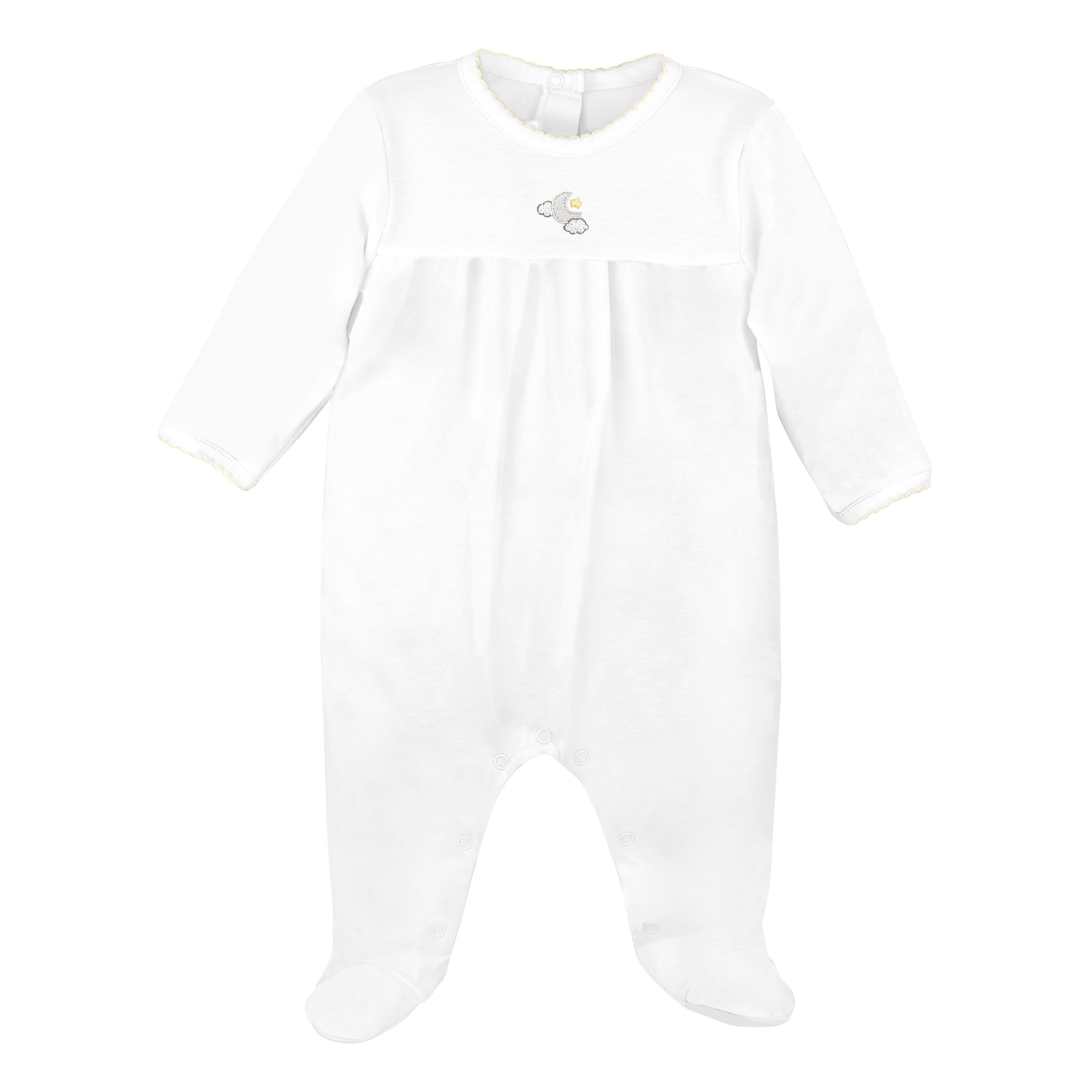 Sweet Dreams Embroidery Footie | Baby Unisex