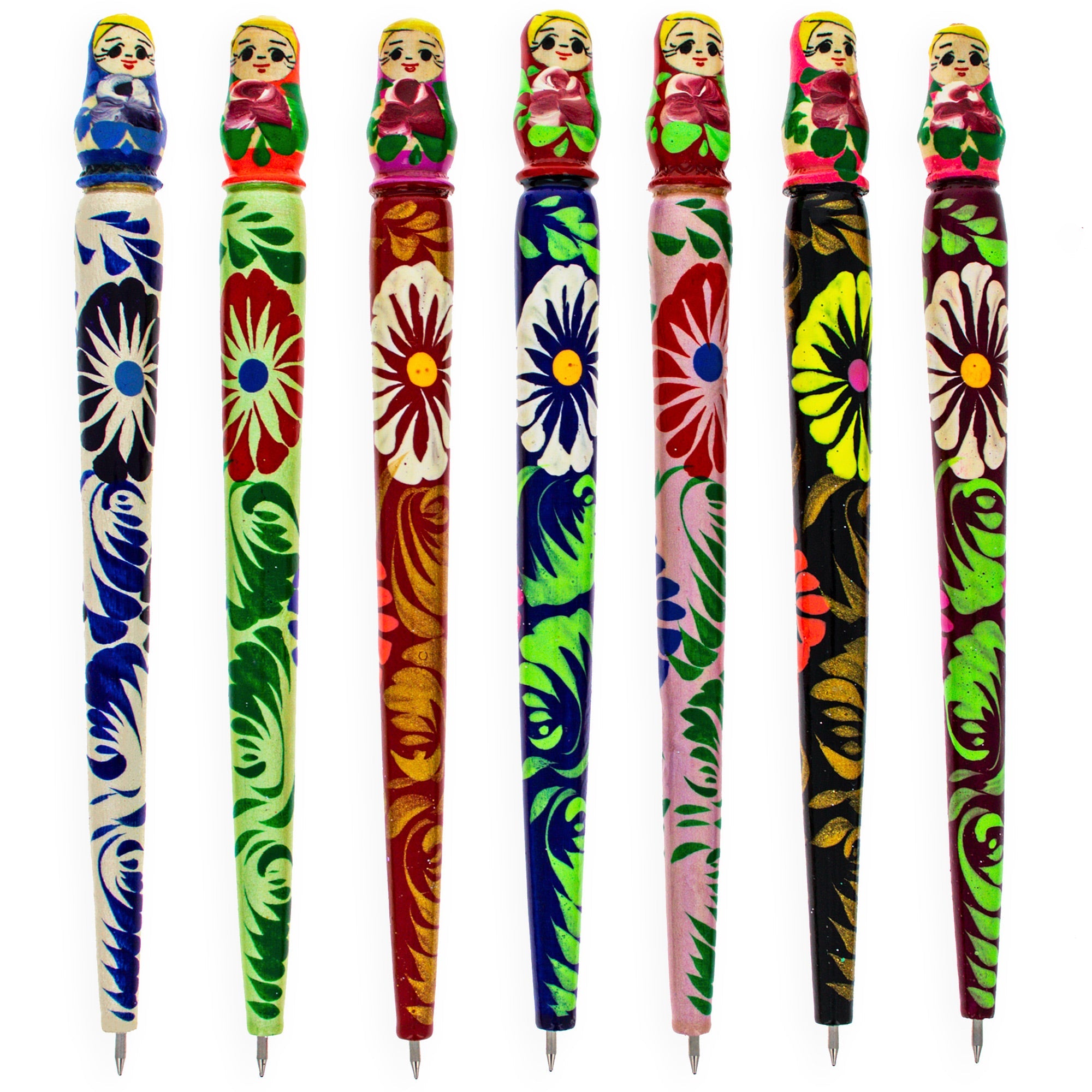 Matryoshka Wooden Pen (1 Random Design)