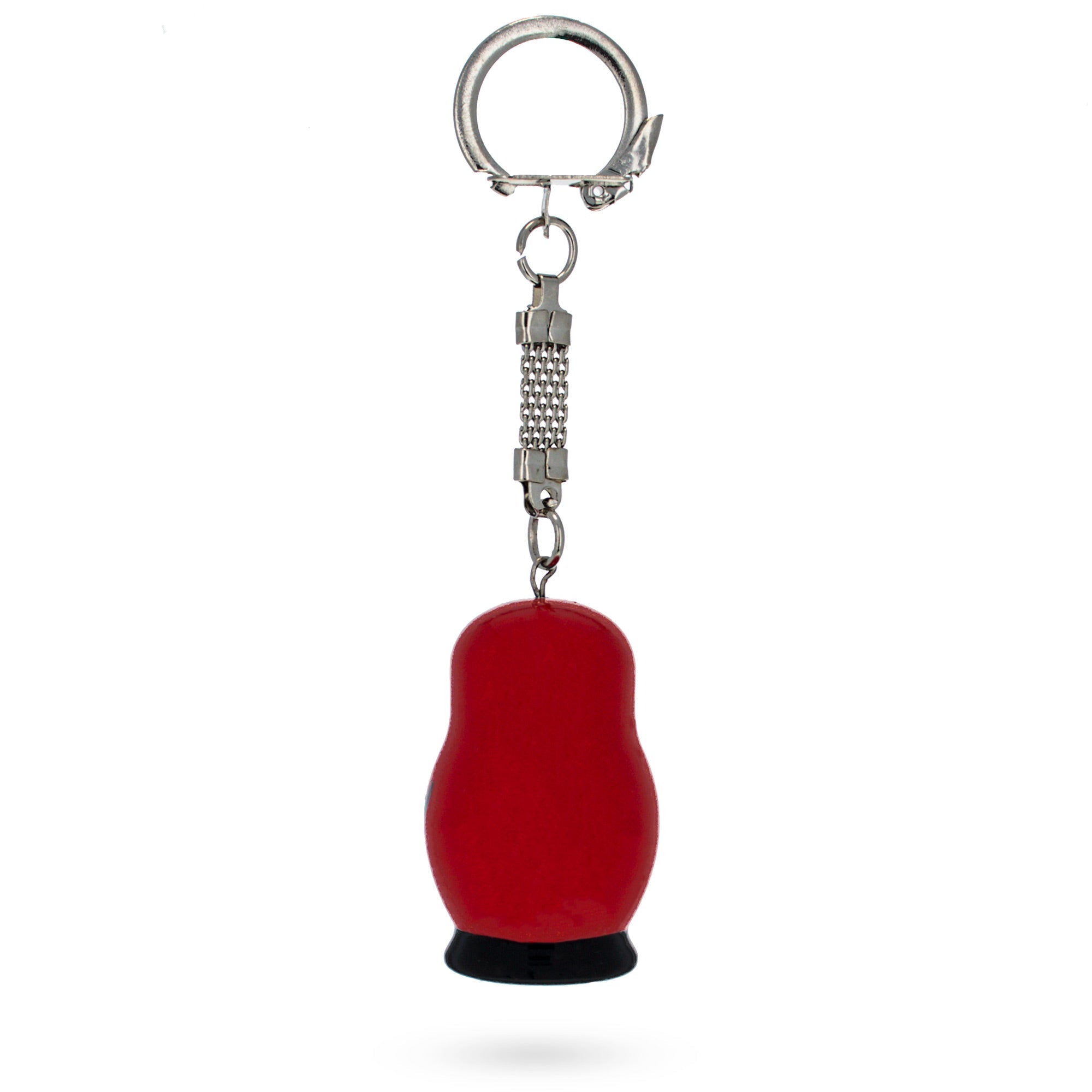 Santa Wooden Key Chain