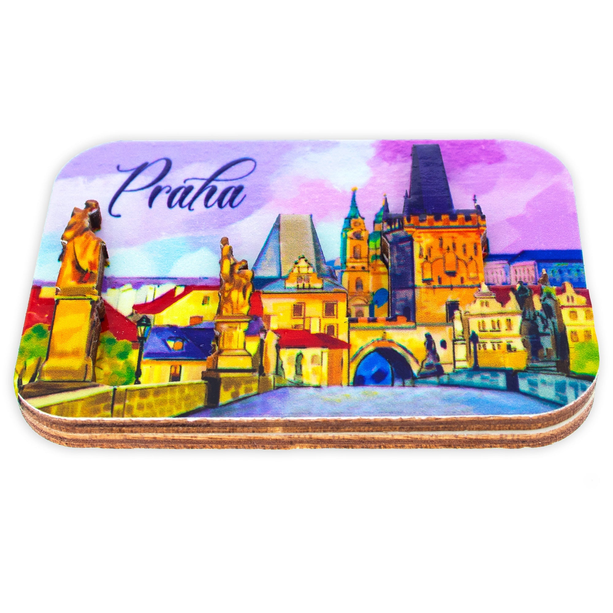 Prague City Of Czech Charles Bridge Fridge Magnet