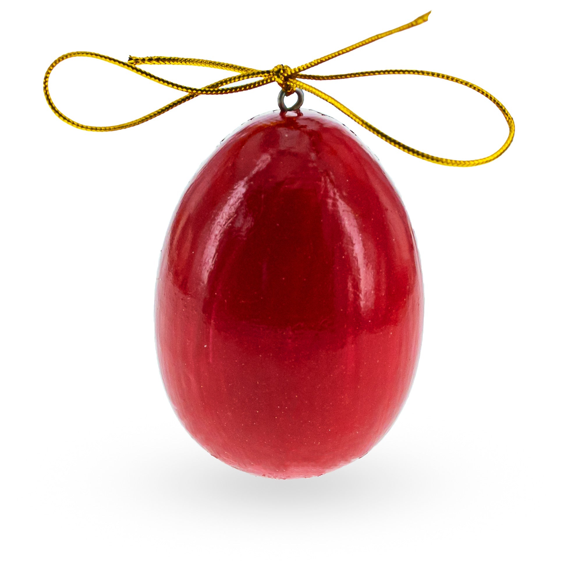 Jesus Christ Red Wooden Easter Egg