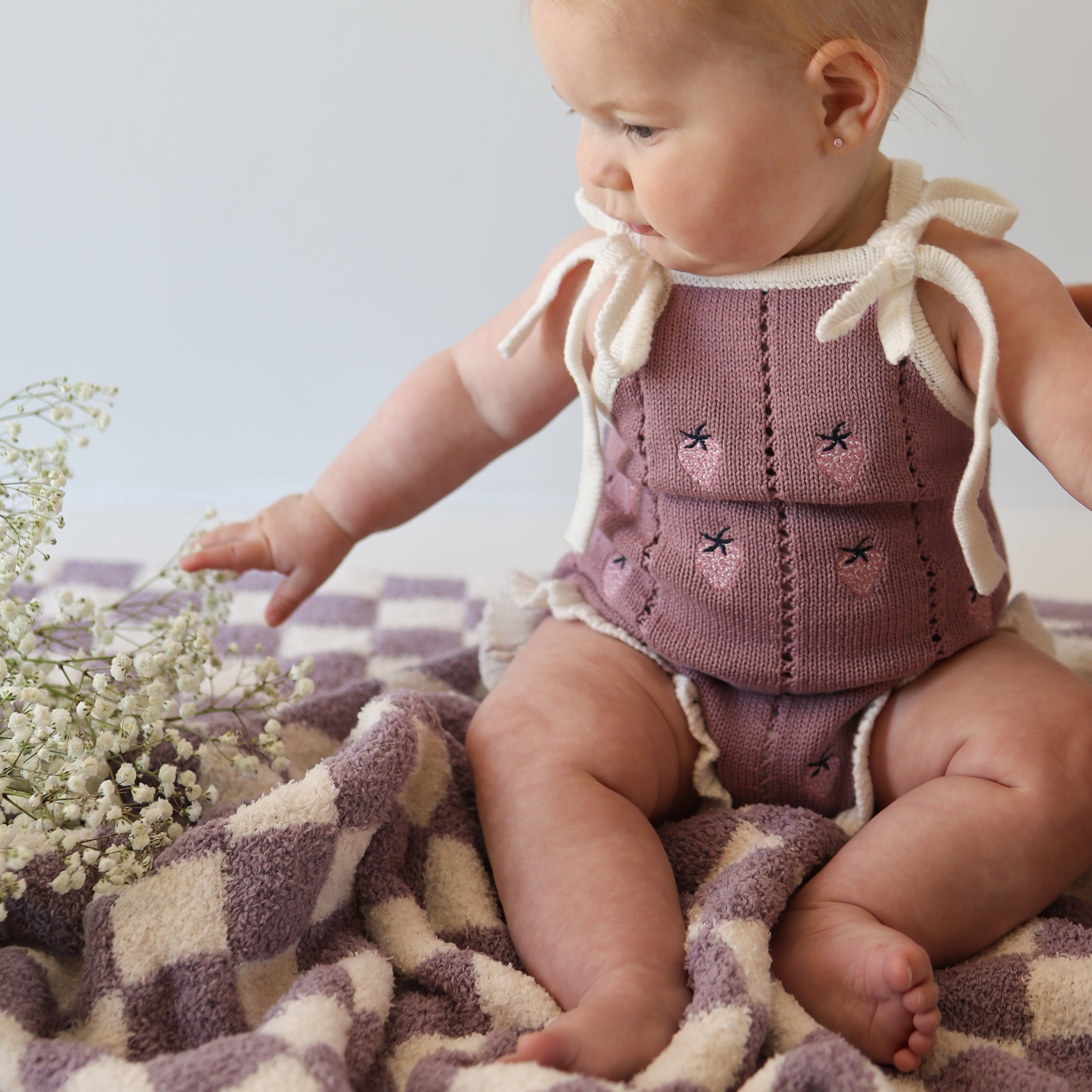 Knit Ruffle Romper | Matilda