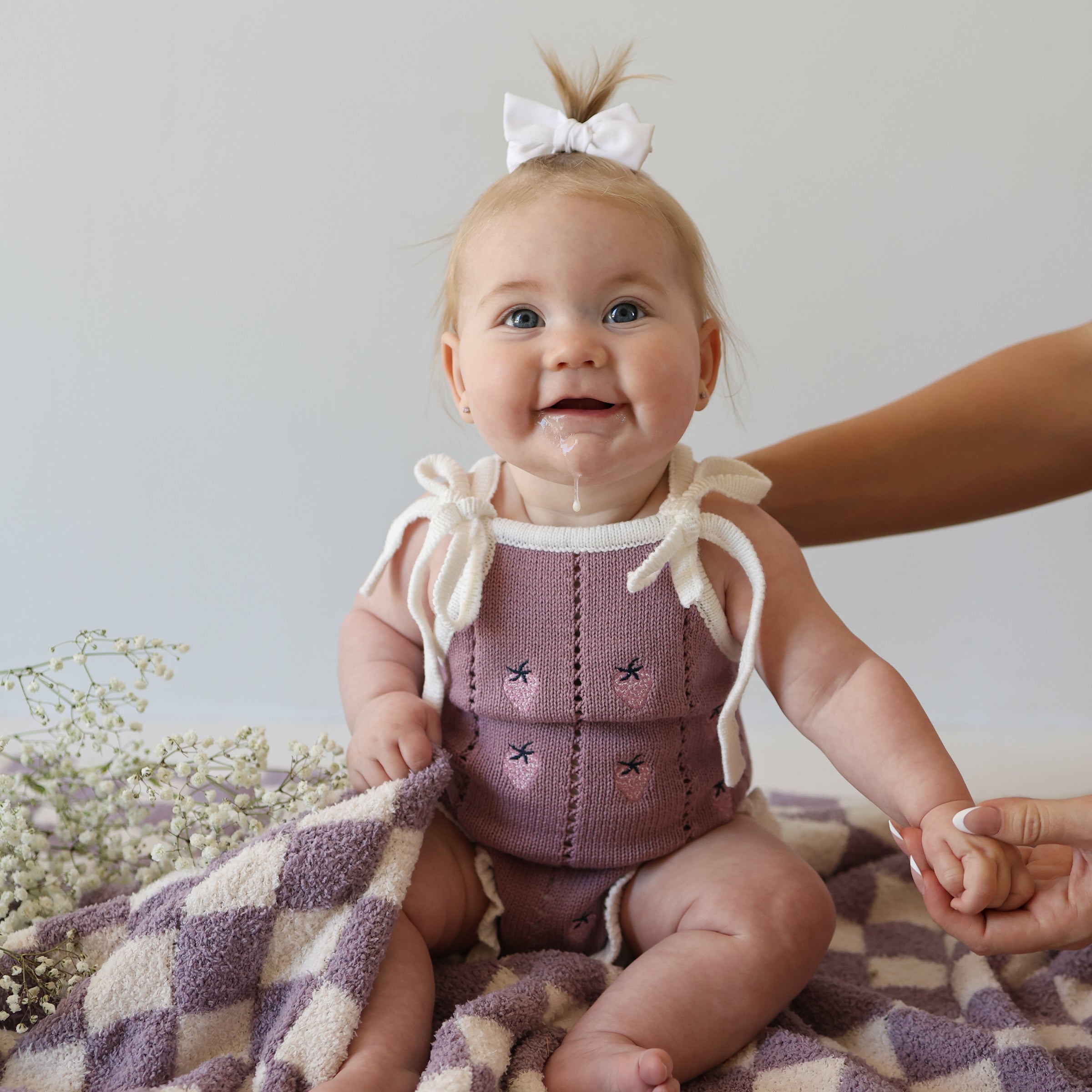 Knit Ruffle Romper | Matilda
