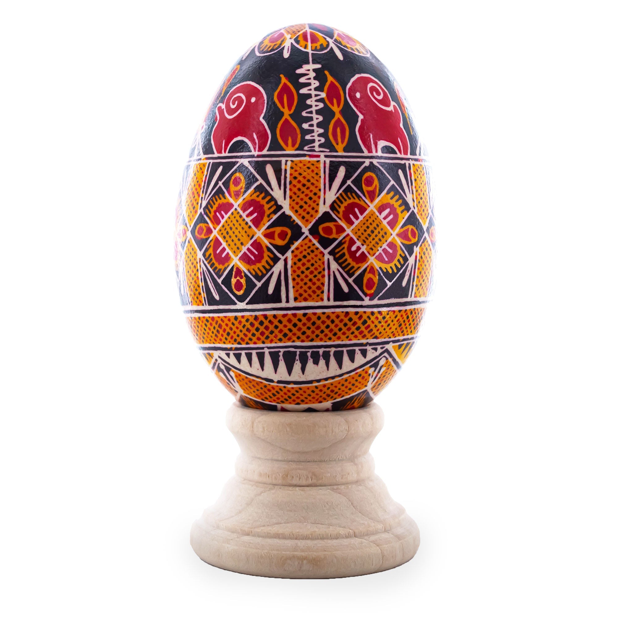 Goose Real Blown Out Ukrainian Easter Egg 4