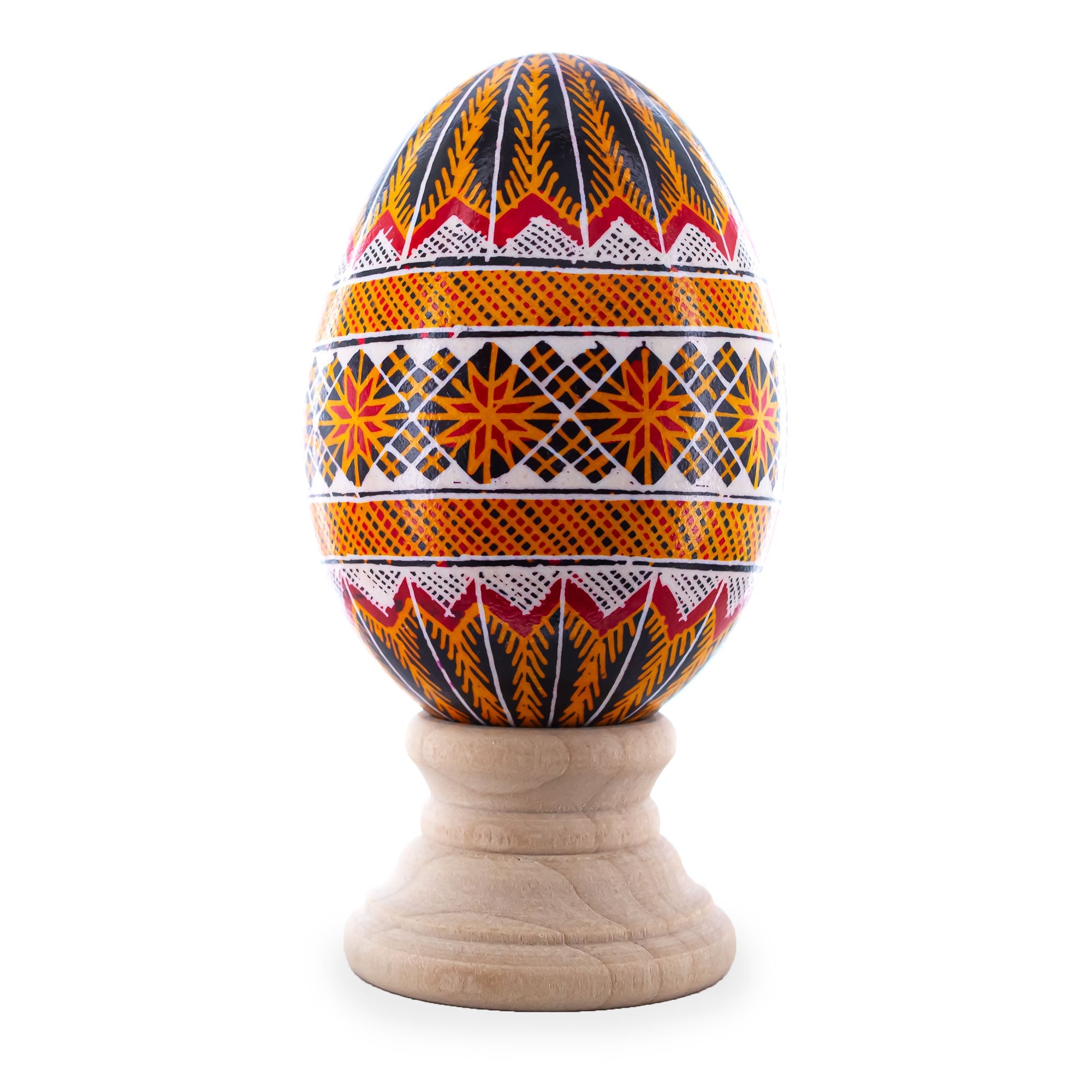 Goose Real Blown Out Ukrainian Easter Egg 9