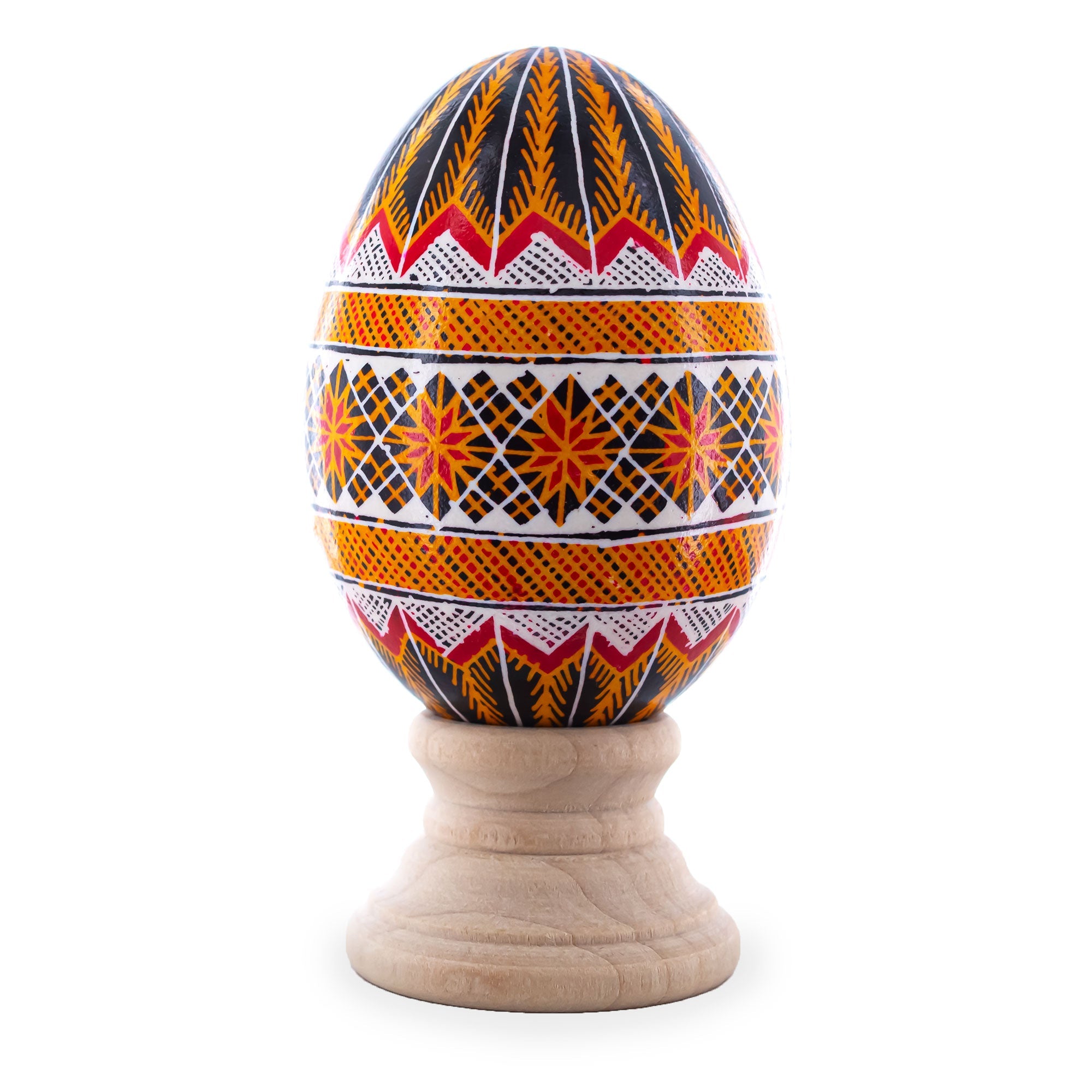 Goose Real Blown Out Ukrainian Easter Egg 9