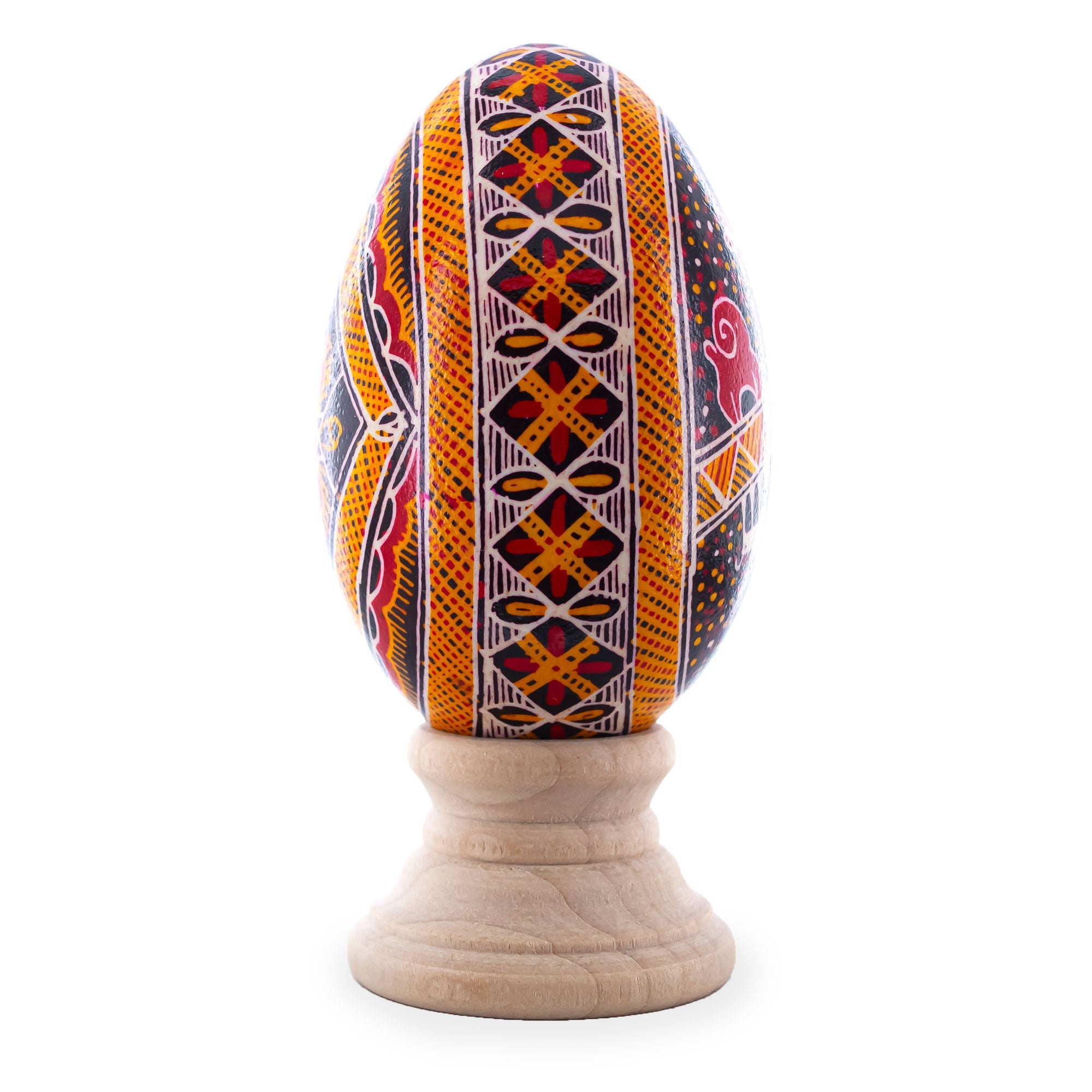 Goose Real Blown Out Ukrainian Easter Egg 10